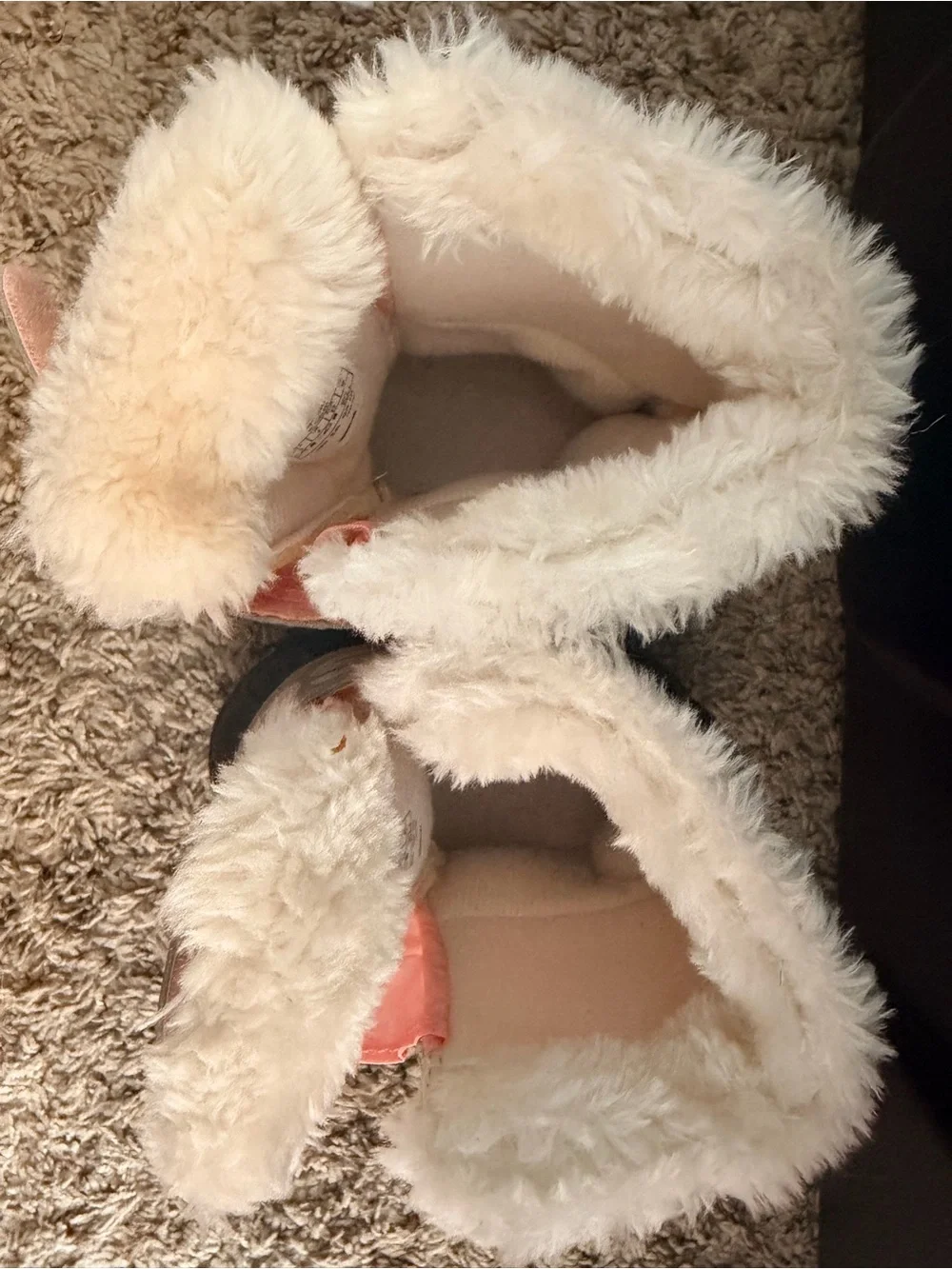 Sorel Kids size 5 Pink and Gray Insulated Snow Boots NWOT tried on